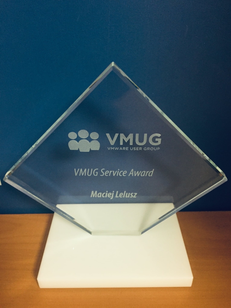 VMUG Service Award