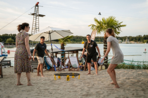 Summer, sun, wakeboard action: our evoila summer party 2025