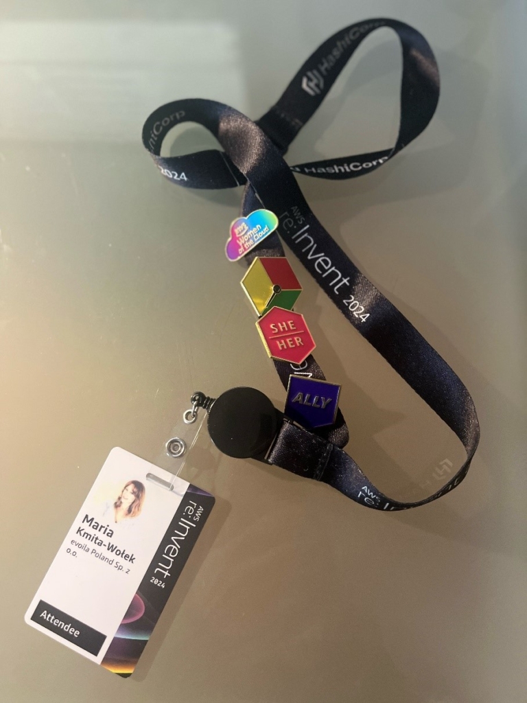 ID badge on AWS re:Invent2024