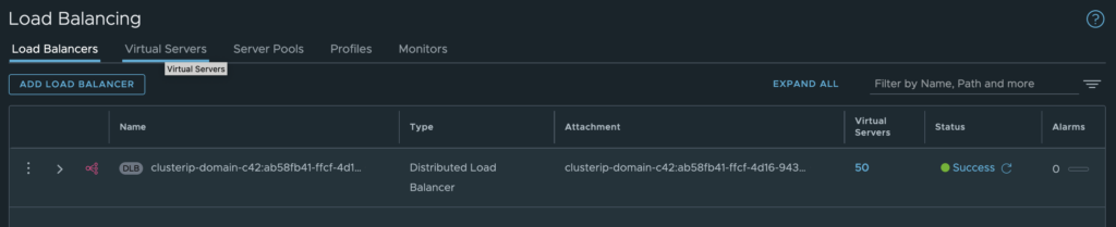 NSX-T Distributed Load Balancers
