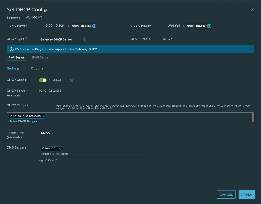 skonfigurowany serwer DHCP