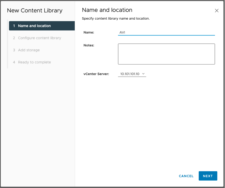 vCenter Content Libraries
