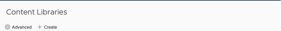 vCenter Content Libraries
