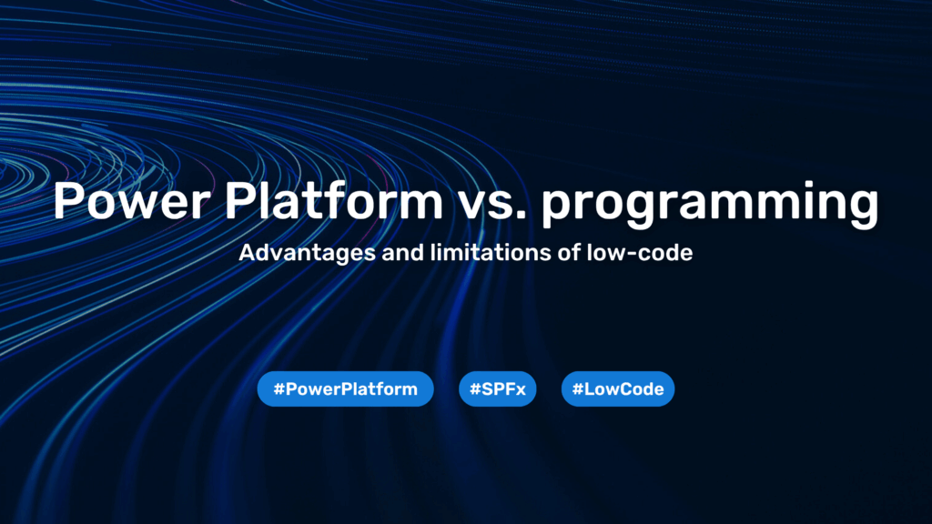 Power Platform vs. classical programming